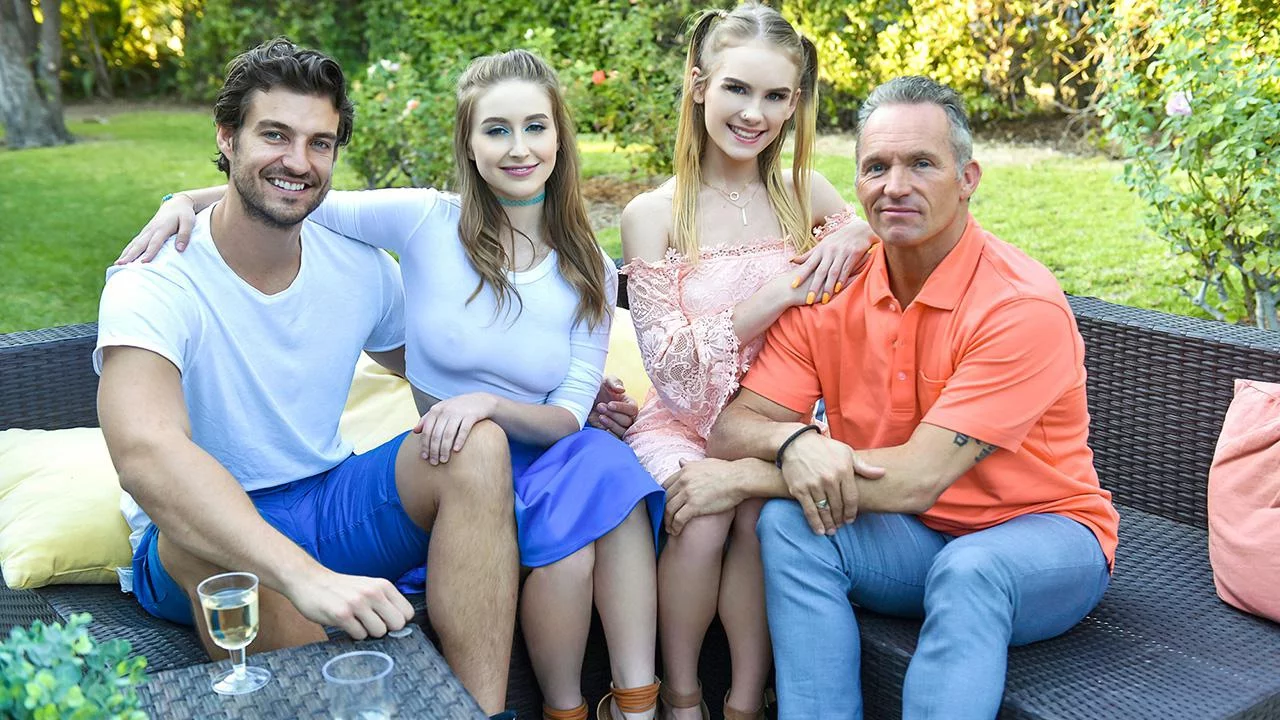 ⁣Daughter Pussy Swapping Party 